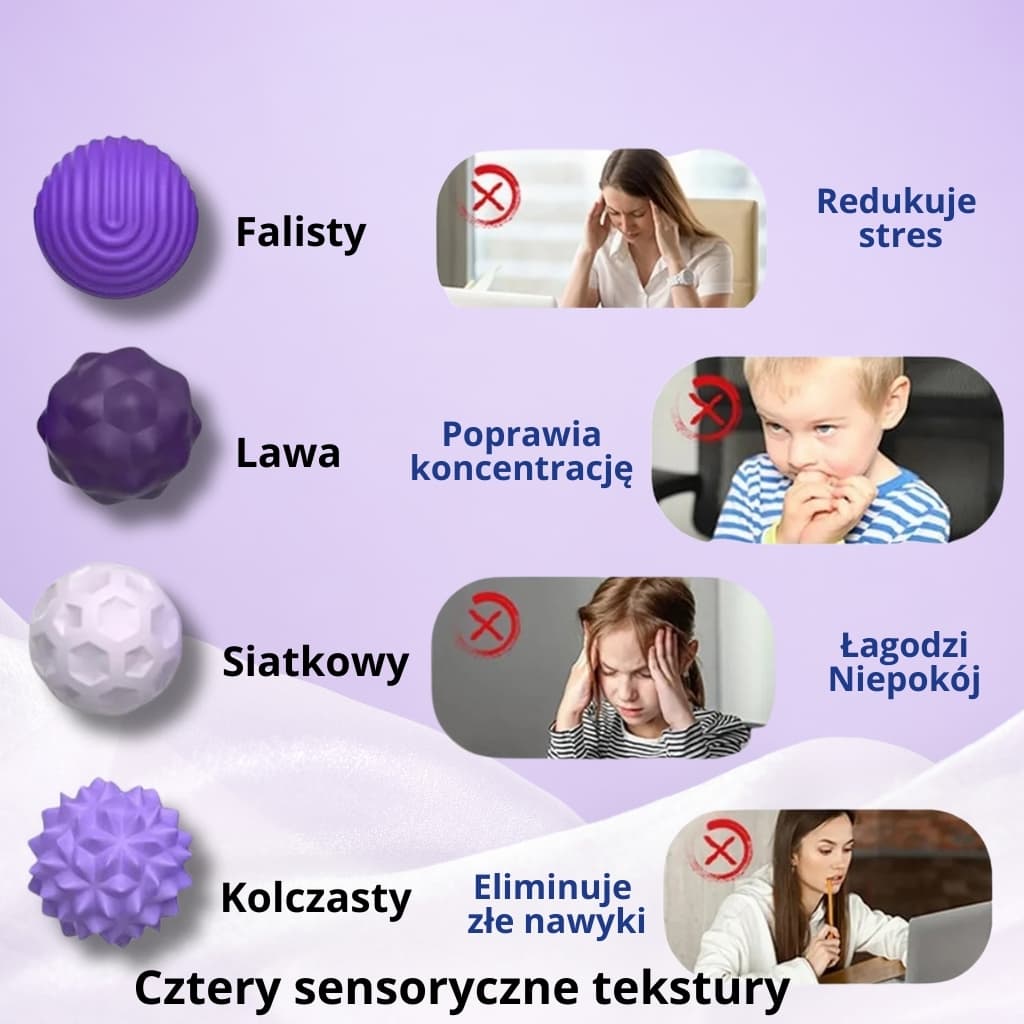 SensiPlay: 8 magnetycznych kulek antystresowych+  Etui GRATIS!