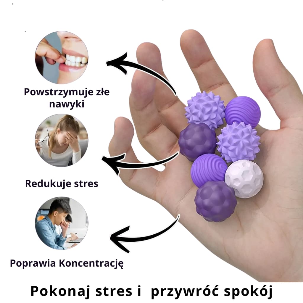 SensiPlay: 8 Magnetycznych Kulek Sensorycznych. Natychmiastowy Spokój dla Ciebie i Twojego Dziecka. (Eleganckie Etui GRATIS!)