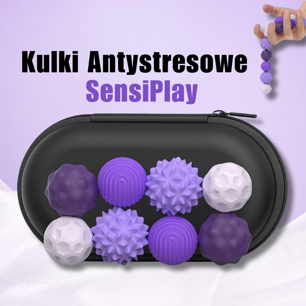 SensiPlay: 8 magnetycznych kulek antystresowych+  Etui GRATIS!
