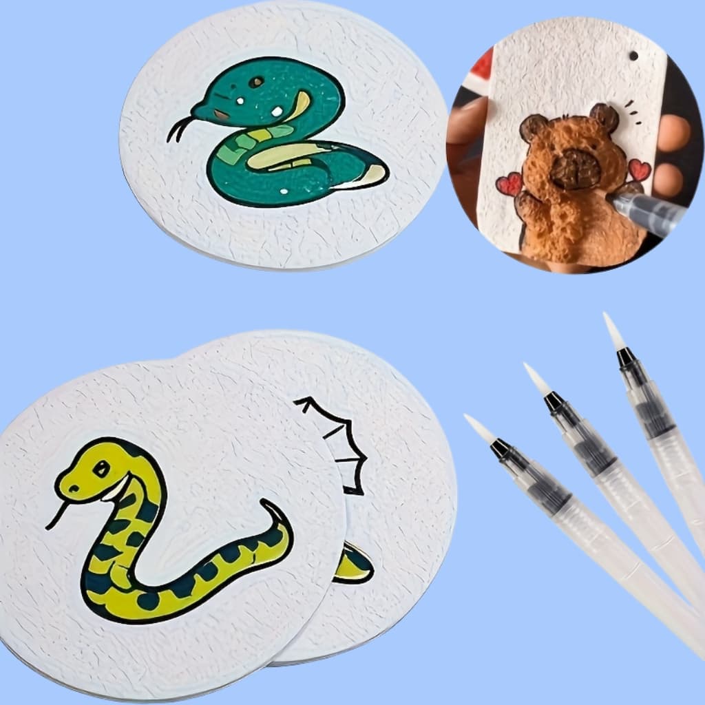 Wodne Cudeńka – Zabawa, która Zachwyca. Zestaw 30 szt. oraz 3 Magiczne wodne markery Gratis